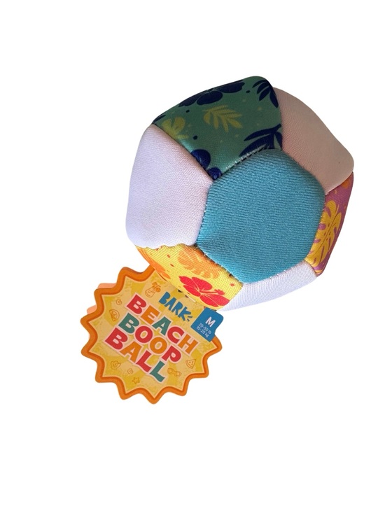 Bark Other - Bark Multicolor Plush Beach Ball Toy - Teal, Yellow, White, Pink
